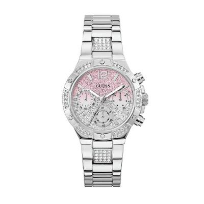 Relógio Guess Feminino Harlow Gw0950l1 Prata