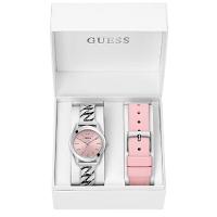 Relógio Guess Feminino Ladies Silver Tone Gw0845l1 Prata E Rosa - 2