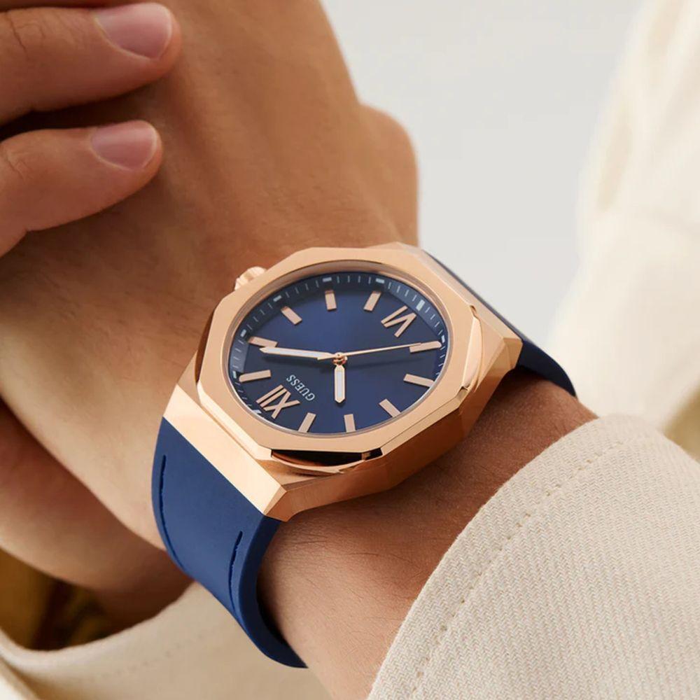 Relógio Guess Masculino Gw0850g3 Azul - 4