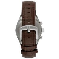 Relógio Seculus Cronógrafo 77307g0svnc1 Vidro Abaulado Couro Prata