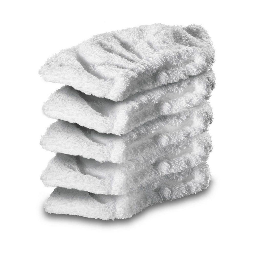 5 Panos De Algodão Para Limpadoras A Vapor Karcher Bocal Com Cerdas - 1