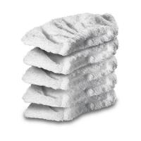 5 Panos De Algodão Para Limpadoras A Vapor Karcher Bocal Com Cerdas - 1