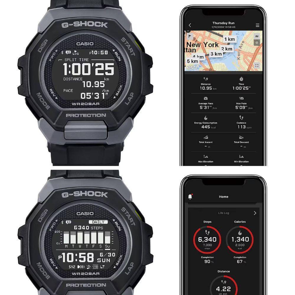 Relógio Casio G-shock G-squad Sports Gbd-300-1dr - 10