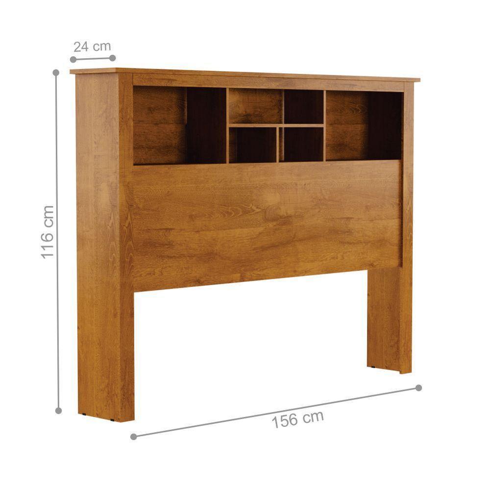 Conjunto De Cabeceira Com Mezanino Lateral Lincoln Nature - 4