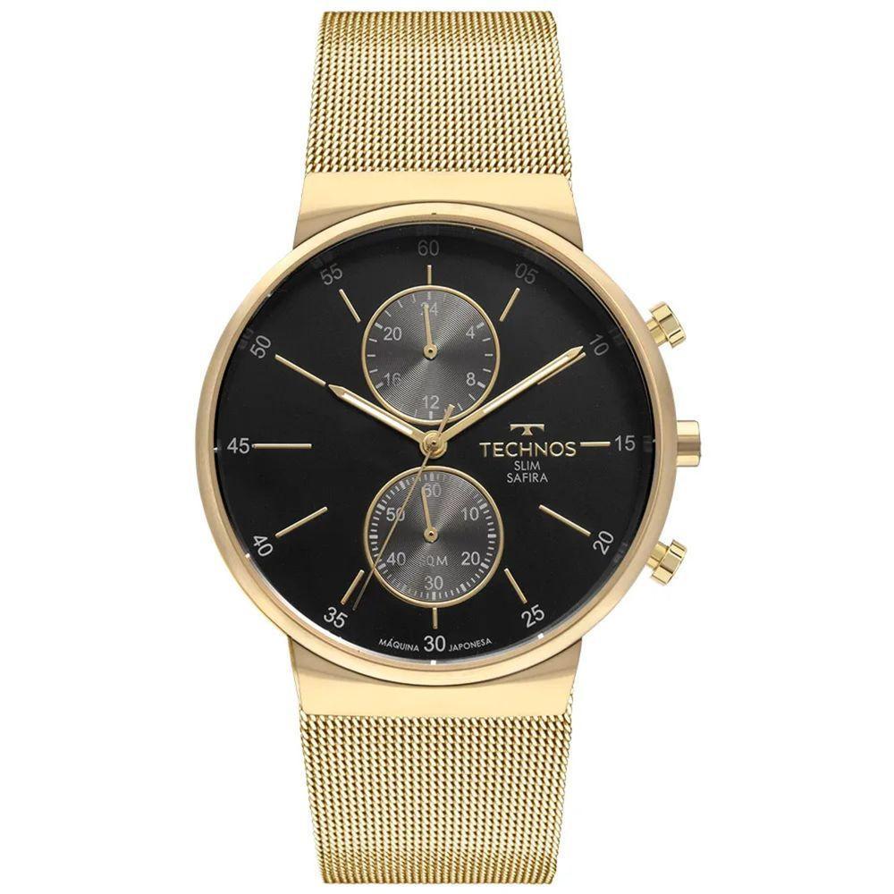 Relógio Technos Slim Vd36aa/1p Dourado Masculino - 1