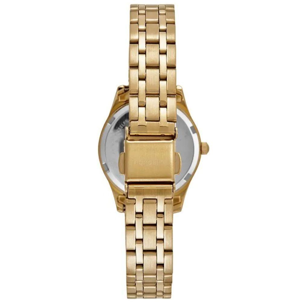 Kit Relógio Mondaine Dourado Com Colar E Brincos 32610lpmkde1k1 - 3