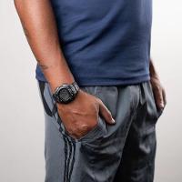 Relógio Timex Digital Ironmam® Classic 30 Tw5m40100 Preto E Cinza - 2