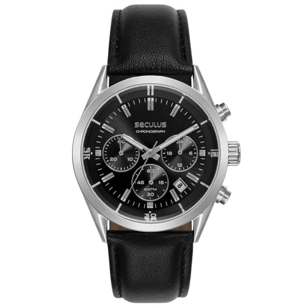 Relógio Seculus Cronógrafo 77339g0svnc1 Vidro Abaulado - 1