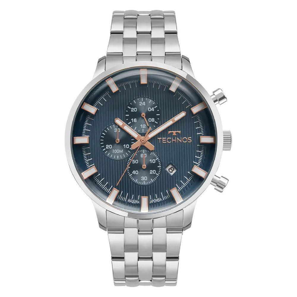 Relógio Technos Grandtech Prata Js15enr/1a Masculino - 1