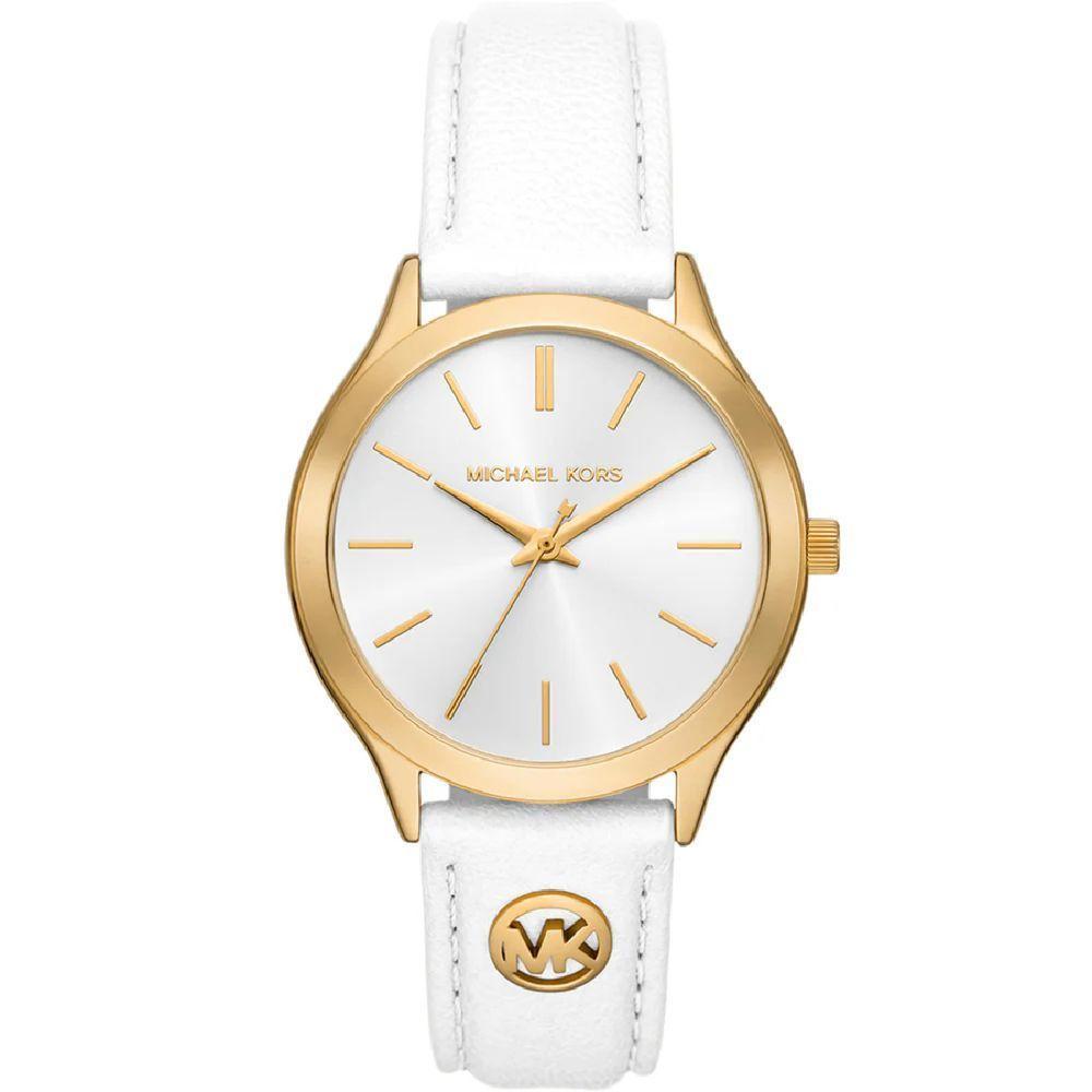 Relógio Michael Kors Slim Runway Mk7466/0dn Branco - 1