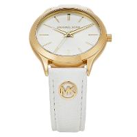 Relógio Michael Kors Slim Runway Mk7466/0dn Branco