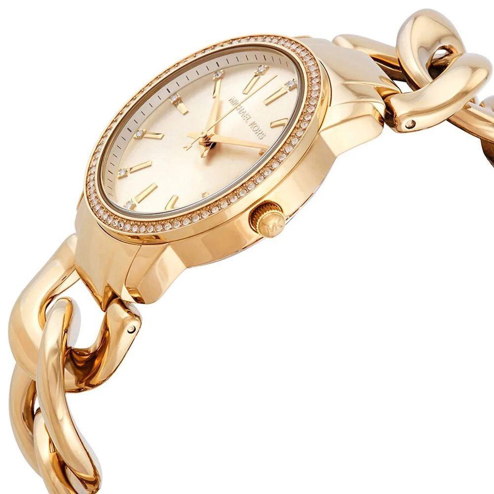 Relógio Michael Kors Lady Nini Mk3235/1dn Dourado - 2