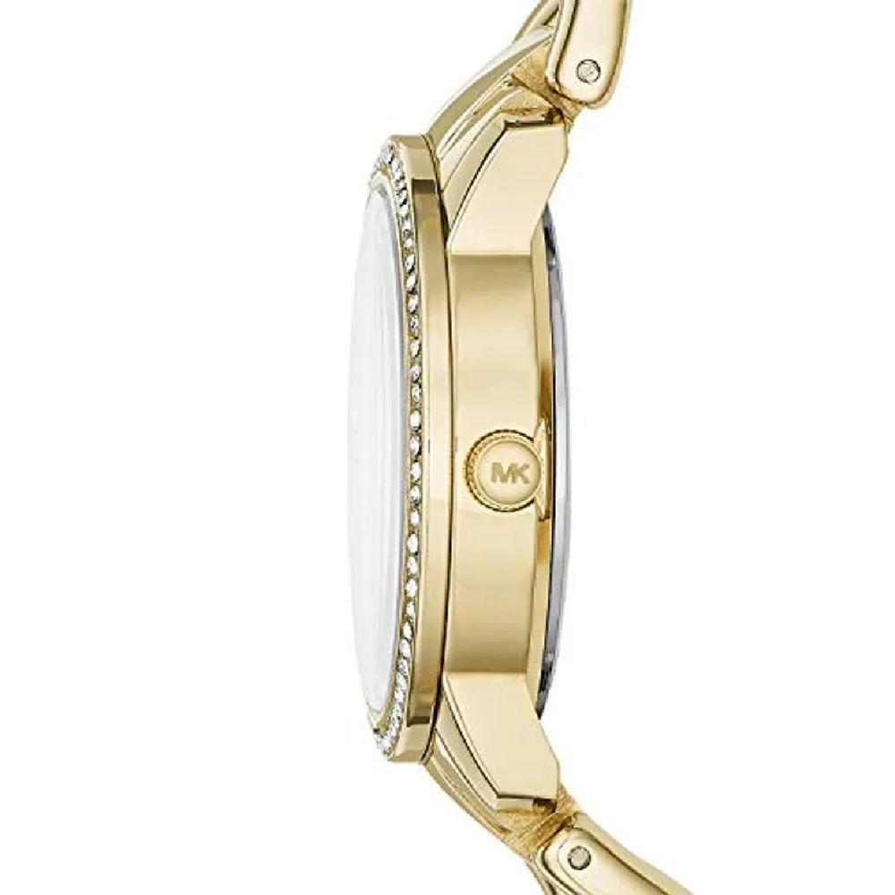 Relógio Michael Kors Lady Nini Mk3235/1dn Dourado - 3