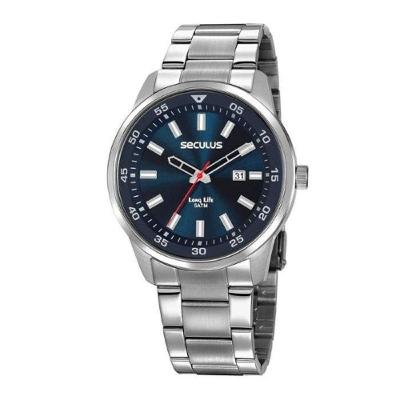 Relógio Seculus Long Life 20786g0svna1 Prata