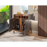 Aparador Adega Porto Cinza Perola Cedro - 3