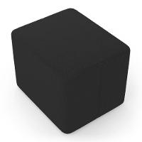 Puff Decorativo Living Yumi Retangular 60cm Bouclê Preto - Abmaza - 6