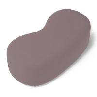 Puff Decorativo Living Aisha Orgânico 02 Lugares Veludo Rosê - Abmaza - 7