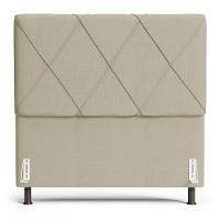 Cabeceira Cama Box Casal Queen Size Mel 160cm Com Frame Linho Bege - Abmaza - 5