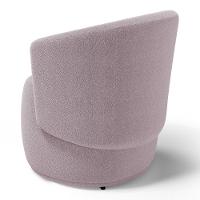 Kit Poltrona E Namoradeira Aisha Orgânica Bouclê Rosê - Abmaza - 9