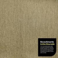 Kit 02 Poltronas Varanda Samoa Madeira Maciça Com Cordas Náutica Linho Dourado - Abmaza