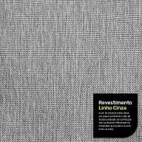 Kit 02 Poltronas E 01 Sofá Samoa Madeira Maciça Com Cordas Náutica Linho Cinza - Abmaza - 5