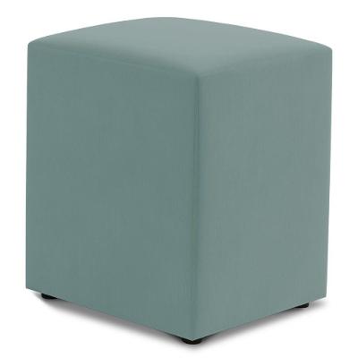Puff Decorativo Sala De Estar Quadrado 36x47cm Veludo Acqua - Abmaza