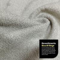 Kit 02 Poltronas Decorativas Aisha Orgânica Bouclê Bege - Abmaza - 5