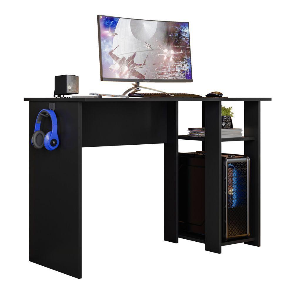 Mesa Para Computador Dmx-500 108cm Pc Gamer Setup Preto - Abmaza - 1