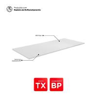 Balcão Buffet Gabinete De Cozinha Lux 120cm 100% Mdf Com Tampo 03 Portas Branco - Abmaza - 8