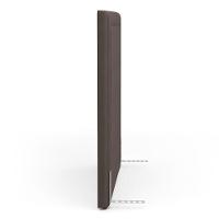 Cabeceira Cama Box Casal Padrão Alba 140cm Com Frame Veludo Marrom - Abmaza - 7