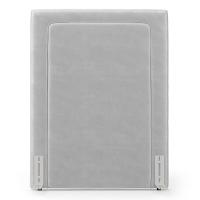 Cabeceira Cama Box Solteiro Alba 90cm Com Frame Veludo Cinza Claro - Abmaza - 6