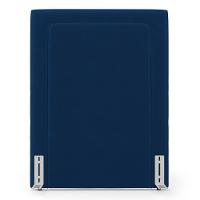 Cabeceira Cama Box Solteiro Alba 90cm Com Frame Veludo Azul Marinho - Abmaza - 6