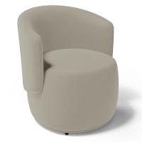 Kit 2 Poltronas E 1 Namoradeira Aisha Orgânica Suede Bege - Abmaza - 7