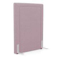 Cabeceira Cama Box Solteiro Alba 90cm Com Frame Bouclé Rosé - Abmaza - 1