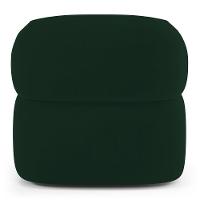 Kit 02 Poltronas Orgânicas Giratória Living Glee Veludo Verde Escuro - Abmaza - 7