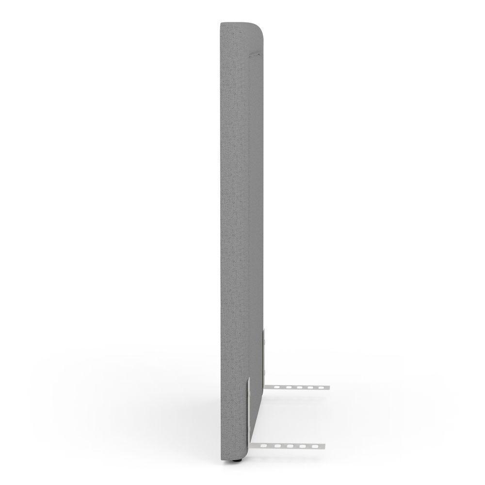 Cabeceira Cama Box Solteiro Alba 90cm Com Frame Linho Cinza - Abmaza - 7