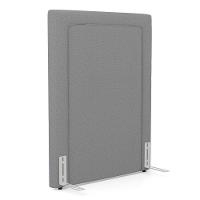 Cabeceira Cama Box Solteiro Alba 90cm Com Frame Linho Cinza - Abmaza - 1