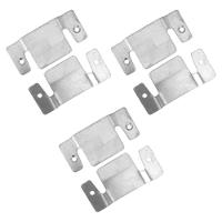 03 Pares Conector De Encaixe Para Móveis Compátivel Sofá Cabeceira Painel Galvanizado - Abmaza - 1