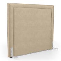 Cabeceira Cama Box King Size Alba 195cm Com Frame Veludo Bege - Abmaza - 1