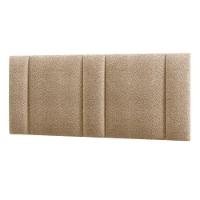 Cabeceira Painel Cama Box Queen Size Siri 160cm Com Led Bouclé Bege - Abmaza - 2