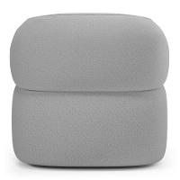 Kit 02 Poltronas Orgânicas Giratória Living Glee Linho Cinza - Abmaza - 8