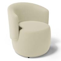 Kit Poltrona E Namoradeira Aisha Orgânica Suede Bege Claro - Abmaza - 10