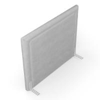 Cabeceira Cama Box Casal Padrão Alba 140cm Com Frame Veludo Cinza Claro - Abmaza - 5