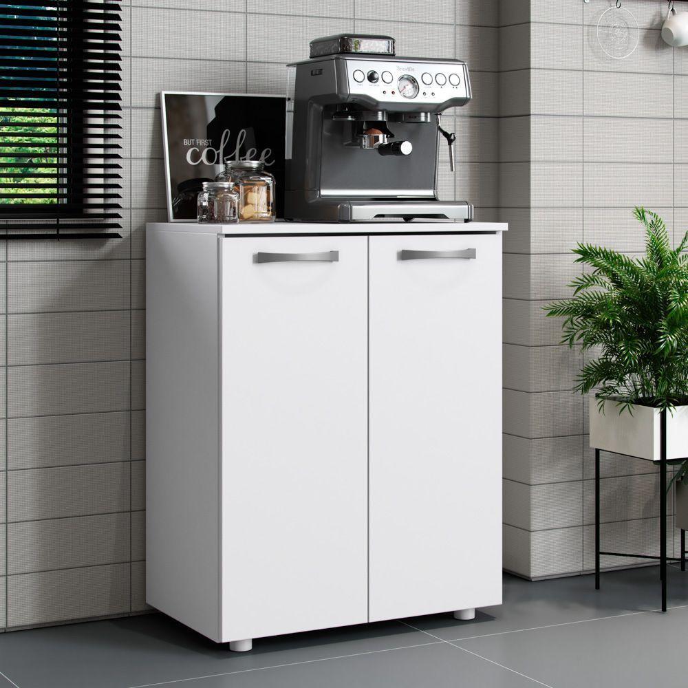 Balcão Multiuso Cantinho Do Café Denver 02 Portas Branco - Abmaza - 2