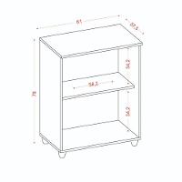 Balcão Multiuso Cantinho Do Café Denver 02 Portas Branco - Abmaza