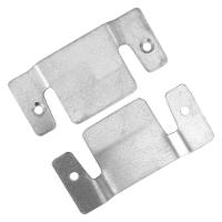 01 Par Conector De Encaixe Para Móveis Compátivel Sofá Cabeceira Painel Galvanizado - Abmaza - 1