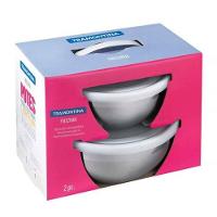 Jogo De Potes Tramontina Freezinox Aço Inox Tampa Plástica 2 Peças - 3