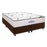 Cama Box Marrom + Colchão Queen High Foam Ortobom - 1