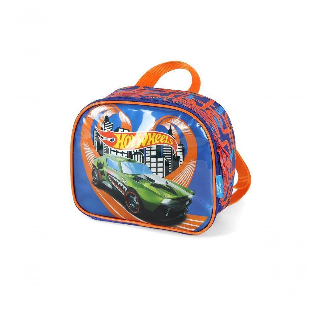 Lancheira Hot Wheels Azul - Unico Azul - 2