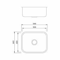 Cuba Mekal Linha Extra Cs-50 50x40 Aço Escovado - 4